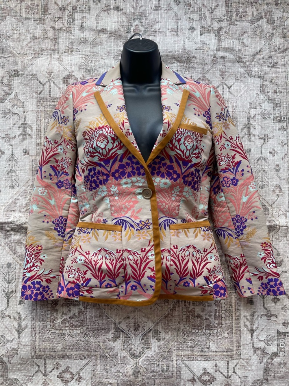 Etro Floral Embroidered Floral Blazer - Picture 8 of 12